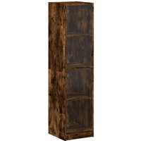 Highboard mit Glastüren Räuchereiche 35x37x142 cm - Vidaxl Highboard mit Glastüren Räuchereiche 35x37x142 cm - Vidaxl von VIDAXL
