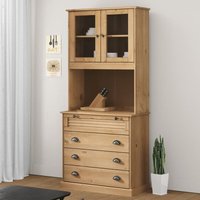 Highboard vigo 80x40x176 cm Massivholz Kiefer Vidaxl Braun Highboard vigo 80x40x176 cm Massivholz Kiefer Vidaxl Braun von VIDAXL