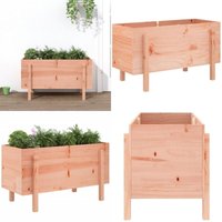 Hochbeet 101x50x57 cm Massivholz Douglasie - Hochbeet - Gartenmöbel - Holzhäuser - Gartendeko - Outdoor Möbel - Home & Living von VIDAXL