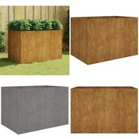 Vidaxl - Hochbeet 120x80x80 cm Cortenstahl - Cortenstahl Hochbeet - Gartendeko - Pflanzgefäß - Balkonbepflanzung - Blumenkasten - Home & Living von VIDAXL