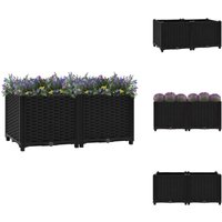 Hochbeet 80x40x38 cm Polypropylen - Hochbeet - Gartenmöbel - Blumenerde - Pflanzentopf - Outdoor Dekoration Hochbeet 80x40x38 cm Polypropylen - Hochbeet - Gartenmöbel - Blumenerde - Pflanzentopf - Outdoor Dekoration von VIDAXL