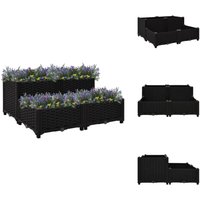Hochbeet 80x80x38 cm Polypropylen - Hochbeet - Pflanzkasten - Gartenmöbel - Kunststoffgartenmöbel - Polypropylen Hochbeet 80x80x38 cm Polypropylen - Hochbeet - Pflanzkasten - Gartenmöbel - Kunststoffgartenmöbel - Polypropylen von VIDAXL