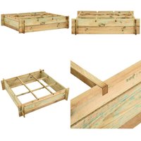 Hochbeet 90 x 90 x 20 cm Imprägniertes Holz - Hochbeet - Gartenmöbel - Holzhäuser - Blumenerde - Gartengeräte - Home & Living von VIDAXL