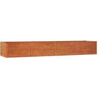 Vidaxl - Hochbeet Rostig 320x80x45 cm Cortenstahl von VIDAXL