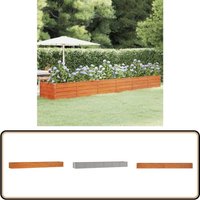 Hochbeet Rostig 480x80x45 cm Cortenstahl - Hochbeet - Cortenstahl - Gartengeräte - Balkonbepflanzung - Terrasse von VIDAXL