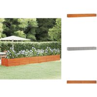 Hochbeet Rostig 480x80x45 cm Cortenstahl - Hochbeet - Cortenstahl - Gartengeräte - Balkonbepflanzung - Terrasse von VIDAXL