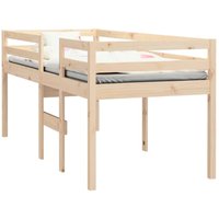 Hochbett 90x200 cm Massivholz Kiefer Vidaxl von VIDAXL