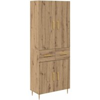 Highboard Artisan-Eiche 69,5 x 34 x 180 cm Holzwerkstoff vidaXL von VIDAXL