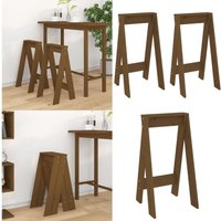Hocker 2 Stk. Honigbraun 40x40x75 cm Massivholz Kiefer - Hocker - Stuhl - Home & Living Hocker 2 Stk. Honigbraun 40x40x75 cm Massivholz Kiefer - Hocker - Stuhl - Home & Living von VIDAXL