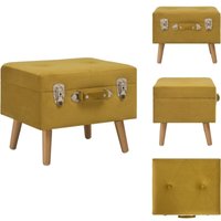 Hocker mit Stauraum 40 cm Senfgelb Samt - Samt Sessel - Beistelltisch - Wohnzimmer Dekoration - Sitzsack - Hockersessel Hocker mit Stauraum 40 cm Senfgelb Samt - Samt Sessel - Beistelltisch - Wohnzimmer Dekoration - Sitzsack - Hockersessel von VIDAXL