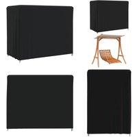 Hollywoodschaukel-Abdeckung 220x135x170 cm 420D Oxford-Gewebe - Gardenabedeckung - Outdoor Möbelschutz - Gartenmöbelüberdachung - Regenschutz von VIDAXL