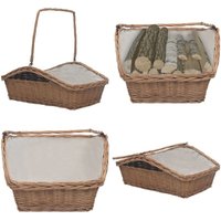 Holzkorb mit Tragegriff 61,5 × 46,5 × 58 cm Braun Weide - Brennholzkorb - Holzkorb - Weidenkorb - Lagerung - Kaminzubehör - Home & Living Holzkorb mit Tragegriff 61,5 × 46,5 × 58 cm Braun Weide - Brennholzkorb - Holzkorb - Weidenkorb - Lagerung - Kaminzubehör - Home & Living von VIDAXL