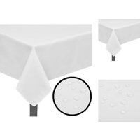 Vidaxl - Hussen - 5 Tischdecken Weiß 100 x 100 cm - Weiß von VIDAXL