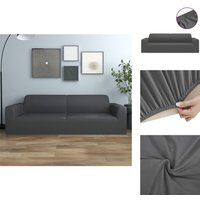 Hussen - Living Stretch Sofahusse 3-Sitzer Anthrazit Polyester-Jersey Hussen - Living Stretch Sofahusse 3-Sitzer Anthrazit Polyester-Jersey von VIDAXL