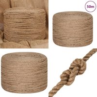 Juteseil 50 m Länge 4 mm Stärke - Jutenseil - Hanfseil - Naturfaser - Bast - diy - Home & Living Juteseil 50 m Länge 4 mm Stärke - Jutenseil - Hanfseil - Naturfaser - Bast - diy - Home & Living von VIDAXL