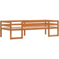 Kinderbett Wachsbraun 80x200 cm Massivholz Kiefer Vidaxl von VIDAXL