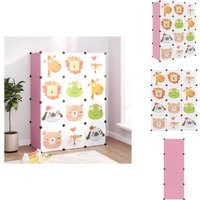 Kinderschrank Modular mit 12 Würfeln Rosa pp - Kindermöbel - Spielzimmer Dekoration - Regalsysteme - Aufbewahrungsboxen - Organisationssystem Kinderschrank Modular mit 12 Würfeln Rosa pp - Kindermöbel - Spielzimmer Dekoration - Regalsysteme - Aufbewahrungsboxen - Organisationssystem von VIDAXL