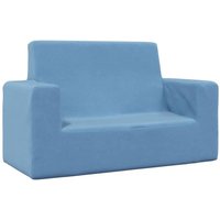 Kindersofa 2-Sitzer Blau Weich Plüsch Vidaxl Kindersofa 2-Sitzer Blau Weich Plüsch Vidaxl von VIDAXL