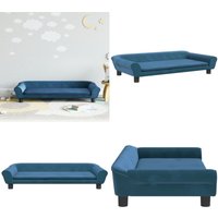 Kindersofa Blau 100x50x26 cm Samt - Kinder Sofa - Minisofa - Kuschel Sofa - Kinderzimmer Deko - Sitzsack Für Kinder - Home & Living Kindersofa Blau 100x50x26 cm Samt - Kinder Sofa - Minisofa - Kuschel Sofa - Kinderzimmer Deko - Sitzsack Für Kinder - Home & Living von VIDAXL