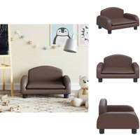 Kindersofa Braun 50x40x30 cm Kunstleder - Kinder Sofa - Minisofa - Sitzsack - Kindermöbeln - Wohnaccessoires Kindersofa Braun 50x40x30 cm Kunstleder - Kinder Sofa - Minisofa - Sitzsack - Kindermöbeln - Wohnaccessoires von VIDAXL