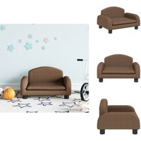 Kindersofa Braun 50x40x30 cm Stoff - Kinder Sofa - Minisofa - Sitzsack - Kindermöbeln - Holzsofa Kindersofa Braun 50x40x30 cm Stoff - Kinder Sofa - Minisofa - Sitzsack - Kindermöbeln - Holzsofa von VIDAXL