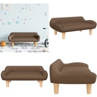 Kindersofa Braun 70x40x24 cm Stoff - Kinder Sofa - Minisofa - Kindermöbel - Sitzsack Für Kinder - Kuschelplatz - Home & Living Kindersofa Braun 70x40x24 cm Stoff - Kinder Sofa - Minisofa - Kindermöbel - Sitzsack Für Kinder - Kuschelplatz - Home & Living von VIDAXL