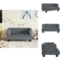 Kindersofa Dunkelgrau 60x40x30 cm Samt - Kinder Sofa - Minisofa - Kuschel Sofa - Kinderzimmer Dekoration - Sitzsack Für Kinder Kindersofa Dunkelgrau 60x40x30 cm Samt - Kinder Sofa - Minisofa - Kuschel Sofa - Kinderzimmer Dekoration - Sitzsack Für Kinder von VIDAXL