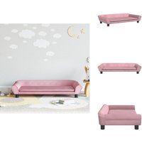 Kindersofa Rosa 100x50x26 cm Samt - Kindermöbel - Minisofa - Kuschel Sofa - Kinderlounge - Sitzsack Für Kinder Kindersofa Rosa 100x50x26 cm Samt - Kindermöbel - Minisofa - Kuschel Sofa - Kinderlounge - Sitzsack Für Kinder von VIDAXL