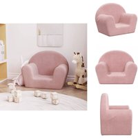 Kindersofa Rosa Weich Plüsch - Kinder Sofa - Rosa - Plüschsofa - Kinderzimmersofa - Kindersitzplatz Kindersofa Rosa Weich Plüsch - Kinder Sofa - Rosa - Plüschsofa - Kinderzimmersofa - Kindersitzplatz von VIDAXL