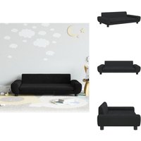 Kindersofa Schwarz 100x54x33 cm Samt - Kinder Sofa - Minisofa - Kuschel Sofa - Kindermöbel - Sitzsack Für Kinder Kindersofa Schwarz 100x54x33 cm Samt - Kinder Sofa - Minisofa - Kuschel Sofa - Kindermöbel - Sitzsack Für Kinder von VIDAXL