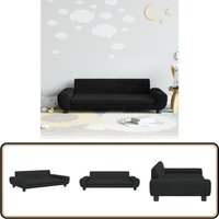 Kindersofa Schwarz 100x54x33 cm Samt - Kinder Sofa - Minisofa - Kuschel Sofa - Kindermöbel - Sitzsack Für Kinder Kindersofa Schwarz 100x54x33 cm Samt - Kinder Sofa - Minisofa - Kuschel Sofa - Kindermöbel - Sitzsack Für Kinder von VIDAXL