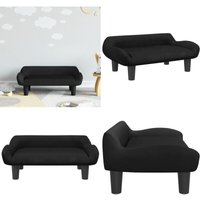 Kindersofa Schwarz 70x40x24 cm Samt - Kinder Sofa - Minisofa - Sitzsack - Kindermöbeln - Kinderzimmer Dekoration - Home & Living von VIDAXL