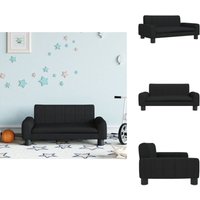Kindersofa Schwarz 70x45x30 cm Stoff - Kinder Sofa - Minisoofa - Sitzsack Für Kinder - Spielzimmer Möbel - Kindermöbel von VIDAXL