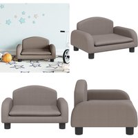Kindersofa Taupe 50x40x30 cm Stoff - Kinder Sofa - Minisofa - Kuschel Sofa - Kindermöbel - Sitzsack Für Kinder - Home & Living von VIDAXL