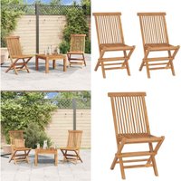 Klappbare Gartenstühle 2 Stk. Massivholz Teak - Gartensessel - Teak Gartenstuhl - Klappbarer Stuhl - Outdoor Sessel - Gartenmöbeln - Home & Living Klappbare Gartenstühle 2 Stk. Massivholz Teak - Gartensessel - Teak Gartenstuhl - Klappbarer Stuhl - Outdoor Sessel - Gartenmöbeln - Home & Living von VIDAXL