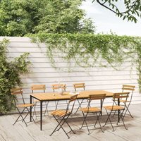 Vidaxl - Klappbare Gartenstühle 8 Stk. Stahl und Massivholz Akazie Vidaxl - Klappbare Gartenstühle 8 Stk. Stahl und Massivholz Akazie von VIDAXL