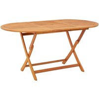 Klappbarer Gartentisch 160x85x75 cm Massivholz Eukalyptus vidaXL Klappbarer Gartentisch 160x85x75 cm Massivholz Eukalyptus vidaXL von VIDAXL