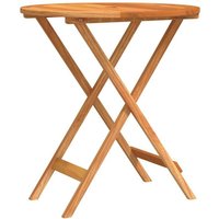 vidaXL Klappbarer Gartentisch Ø60x75 cm Massivholz Eukalyptus vidaXL Klappbarer Gartentisch Ø60x75 cm Massivholz Eukalyptus von VIDAXL