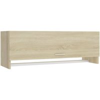 Vidaxl - Kleiderschrank Sonoma-Eiche 100x32,5x35 cm Holzwerkstoff Braun von BONNEVIE