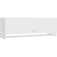 Vidaxl - Kleiderschrank Weiß 100x32,5x35 cm Holzwerkstoff Weiß von BONNEVIE