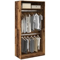 Vidaxl - Kleiderschrank Altholz-Optik 100x50x200 cm Holzwerkstoff von VIDAXL