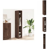 Vidaxl - Kleiderschrank Braun Eichen-Optik 30x50x200 cm Holzwerkstoff - Kleiderschrank - Kleiderschränke - Schrank - Kleidung Organizer Vidaxl - Kleiderschrank Braun Eichen-Optik 30x50x200 cm Holzwerkstoff - Kleiderschrank - Kleiderschränke - Schrank - Kleidung Organizer von VIDAXL