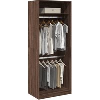 Kleiderschrank Braun Eichen-Optik 80x50x200 cm Holzwerkstoff Vidaxl Kleiderschrank Braun Eichen-Optik 80x50x200 cm Holzwerkstoff Vidaxl von VIDAXL