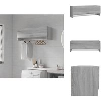 Vidaxl - Kleiderschrank Grau Sonoma 100x32,5x35 cm Holzwerkstoff - Kleiderschrank - Grau Sonoma - Holzschrank - Wandregal - Stauraum Vidaxl - Kleiderschrank Grau Sonoma 100x32,5x35 cm Holzwerkstoff - Kleiderschrank - Grau Sonoma - Holzschrank - Wandregal - Stauraum von VIDAXL
