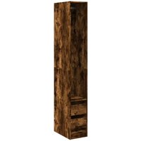 Vidaxl - Kleiderschrank Räuchereiche 30x50x200 cm Holzwerkstoff von VIDAXL
