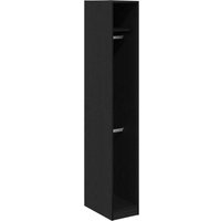 Kleiderschrank Schwarz Eiche 30 x 50 x 200 cm – aus Spanplatte. Vidaxl Kleiderschrank Schwarz Eiche 30 x 50 x 200 cm – aus Spanplatte. Vidaxl von VIDAXL