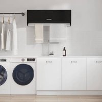 Kleiderschrank schwarz Eiche 100 x 32,5 x 35 cm Holzwerkstoff - Vidaxl von VIDAXL