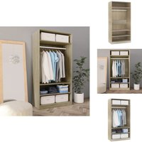Kleiderschrank Sonoma-Eiche 100x50x200 cm Holzwerkstoff - Schreibtisch - Kommode - Garderobe - Kleiderschrank - Möbel Kleiderschrank Sonoma-Eiche 100x50x200 cm Holzwerkstoff - Schreibtisch - Kommode - Garderobe - Kleiderschrank - Möbel von VIDAXL