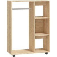 Kleiderschrank Sonoma-Eiche 80x40x110 cm Holzwerkstoff Vidaxl Braun von BONNEVIE