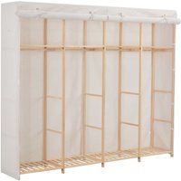 Vidaxl - Kleiderschrank Weiß 200 x 40 x 170 cm Stoff Vidaxl - Kleiderschrank Weiß 200 x 40 x 170 cm Stoff von VIDAXL